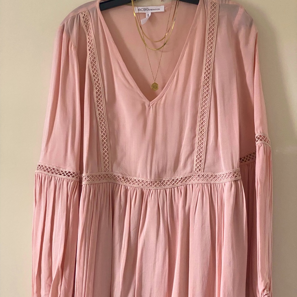 BCBGenerations Pink Sundress NWOT